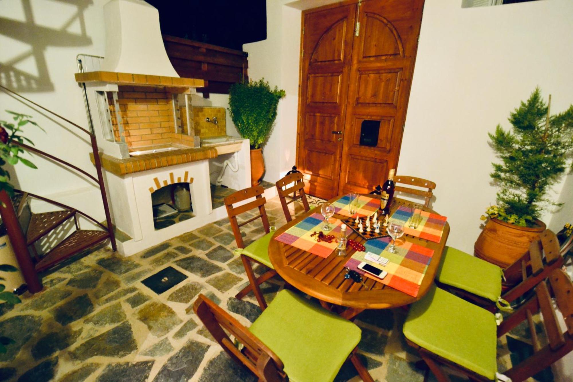 Villa Patitiri Traditional House With Hot Tub Архангелос Экстерьер фото