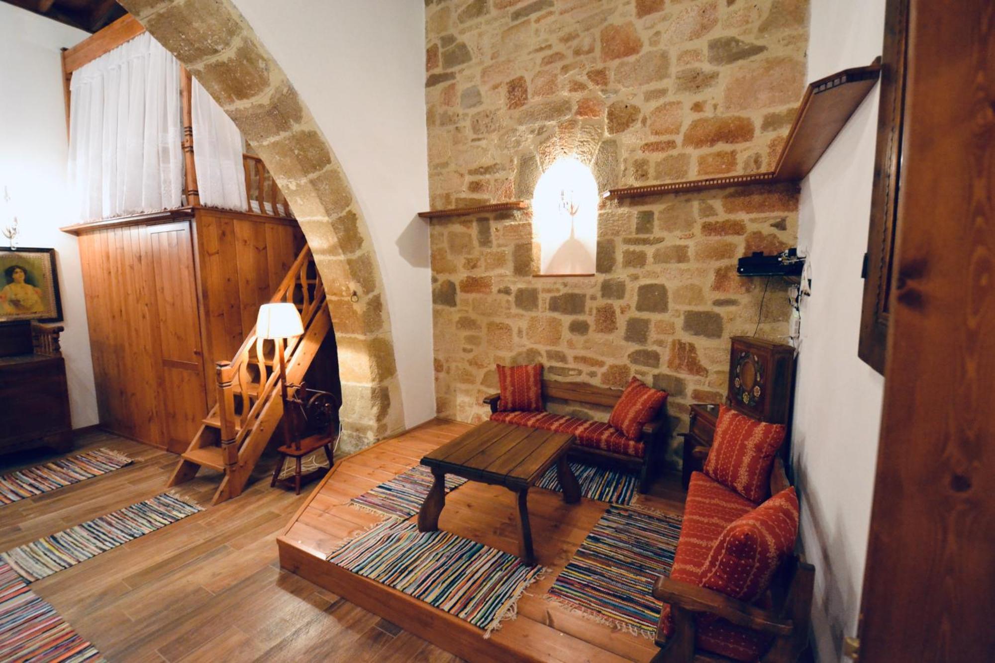 Villa Patitiri Traditional House With Hot Tub Архангелос Экстерьер фото